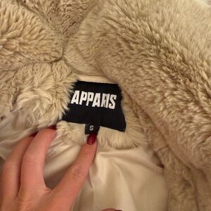 APARRIS fur long coat worn 1/2x
